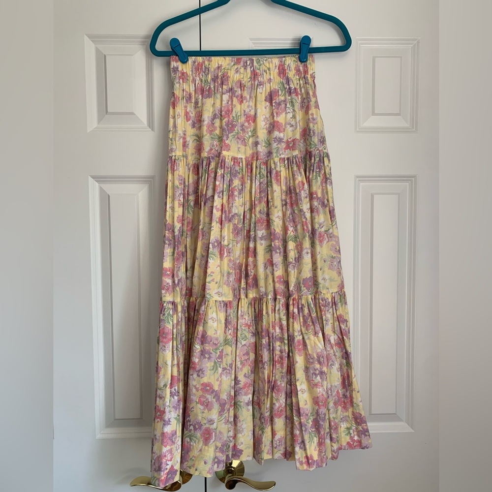 Laura Ashley Vintage New Skirt Floral Maxi-NWT